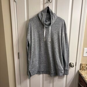 TALL Old Navy Active Heather Gray Tunic Knit Top XL Tall